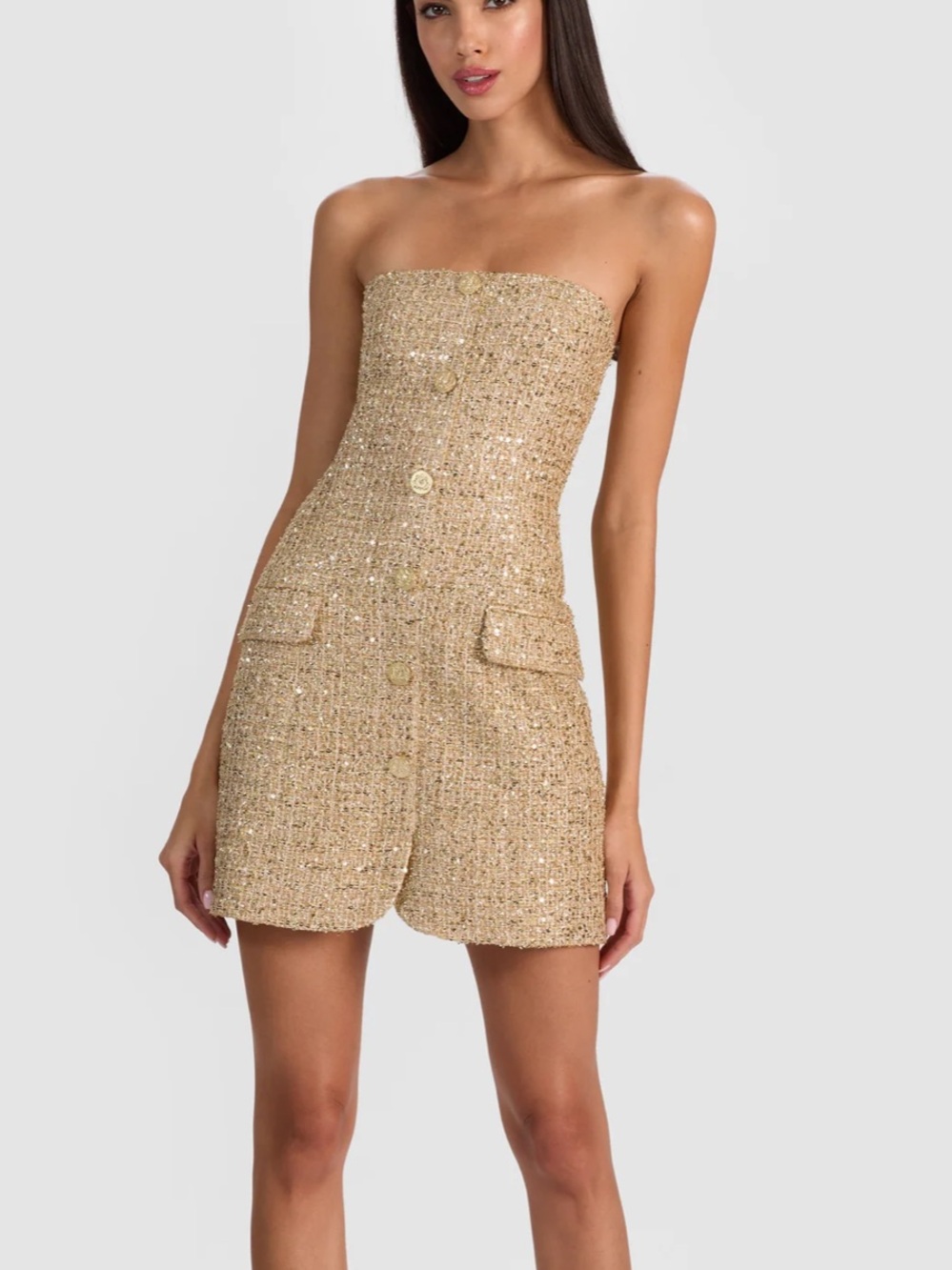 Alice and Olivia Madison mini blazer dress